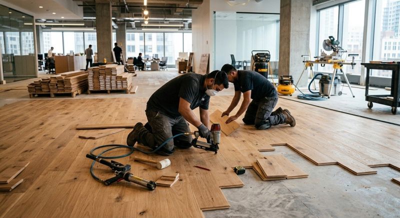 Commercial Hardwood Service in Abington, MA