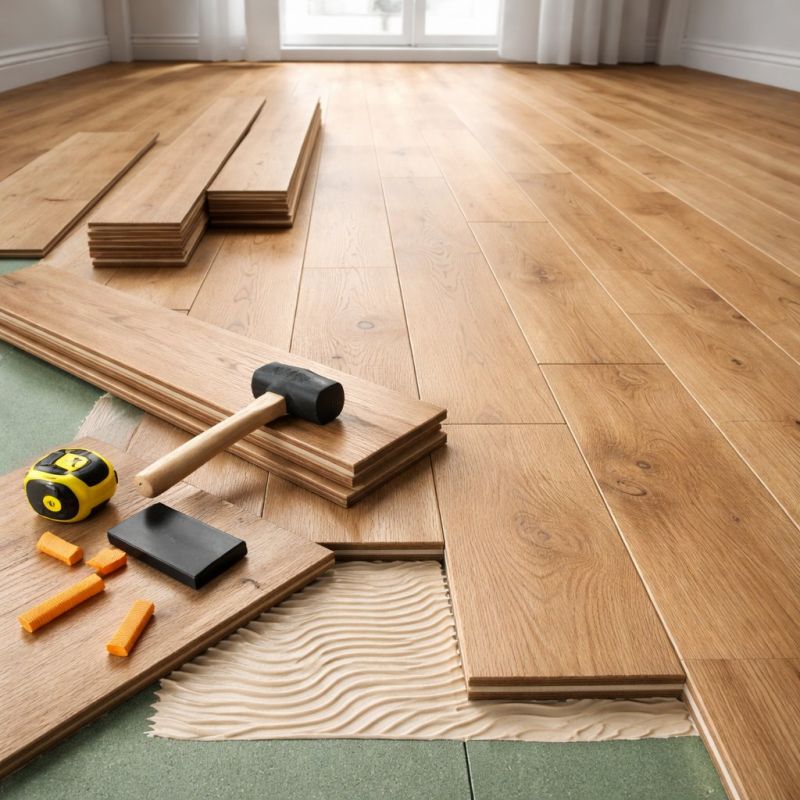 Engineered Wood Installation in Quincy, MA