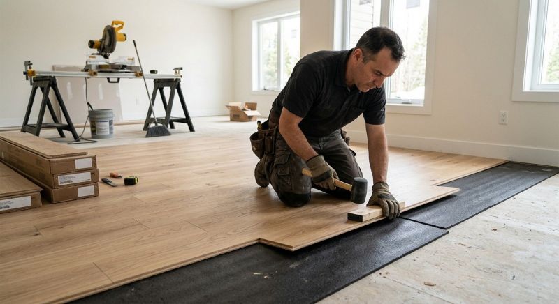 Engineered Wood Installation in Quincy, MA