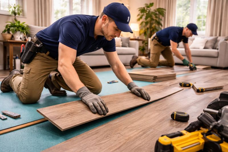 Laminate Floor Replacement in Hingham, MA