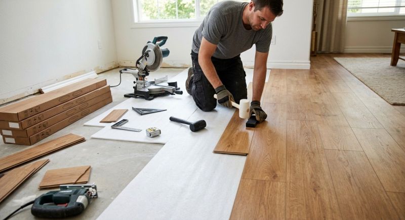 Laminate Floor Replacement in Marshfield, MA