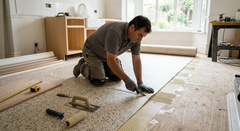 Linoleum Floor Installation in Canton, MA