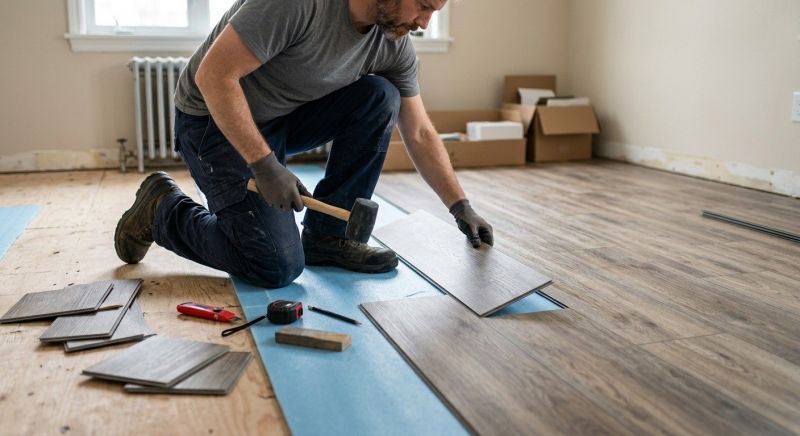 Linoleum Floor Installation in Hanson, MA
