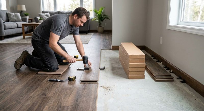 Luxury Vinyl Tile Installation in Everett, MA