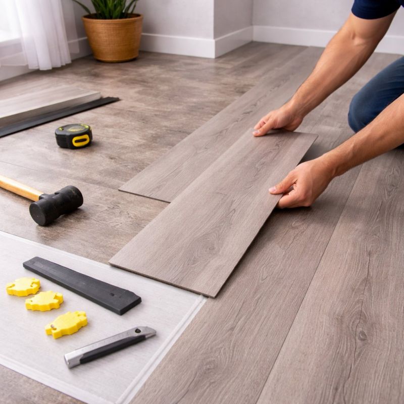 Luxury Vinyl Tile Installation in Quincy, MA