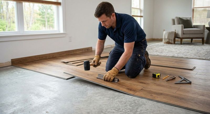 Luxury Vinyl Tile Installation in Lynn, MA
