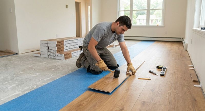 Lvt Flooring Installation in Dedham, MA