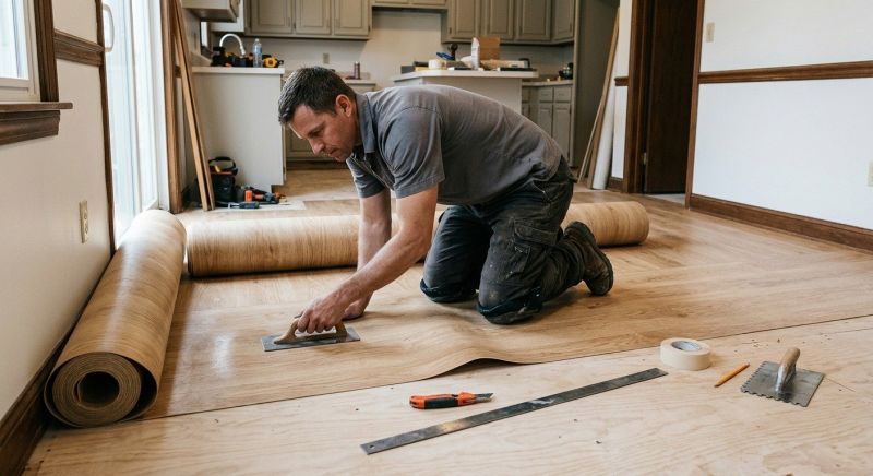 Sheet Flooring Installation in Cambridge, MA