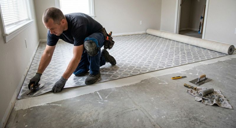 Sheet Flooring Installation in North Reading, MA