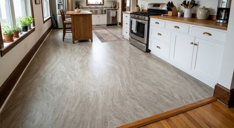 Sheet Linoleum Installation in West Newton, MA