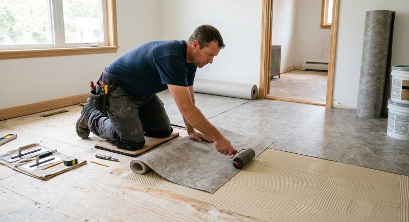 Sheet Vinyl Installation in Beverly, MA
