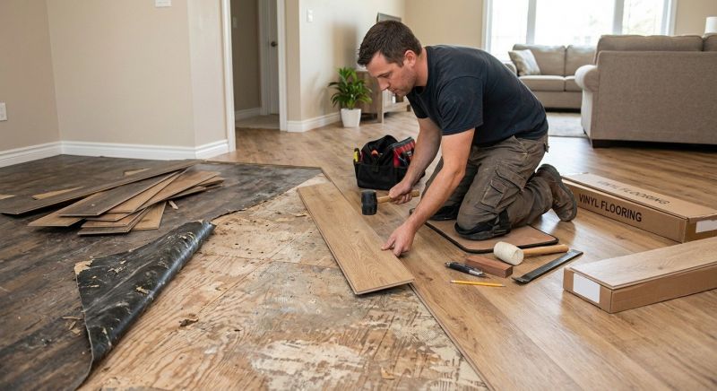Vinyl Flooring Installation in Canton, MA