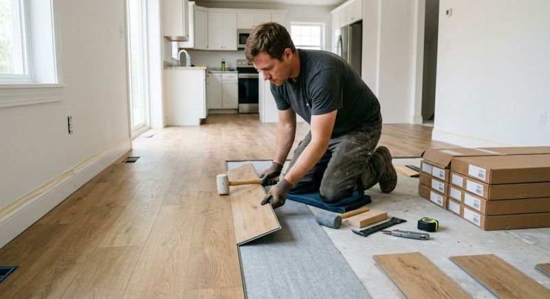 Vinyl Plank Floor Installation in Quincy, MA