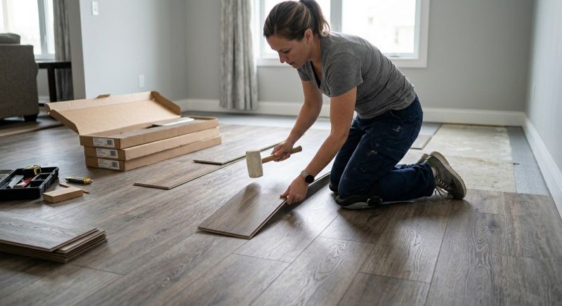 Vinyl Plank Floor Installation in Quincy, MA