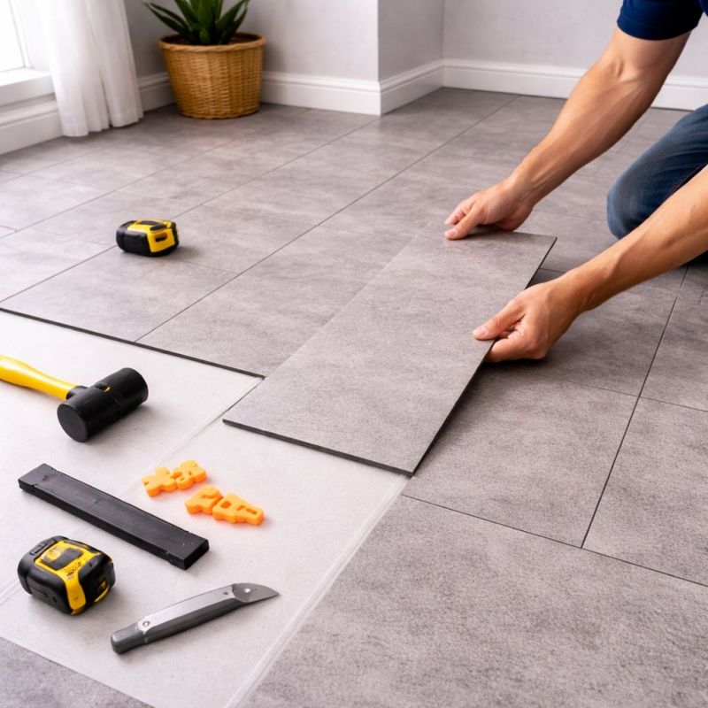 Vinyl Tile Installation in Quincy, MA